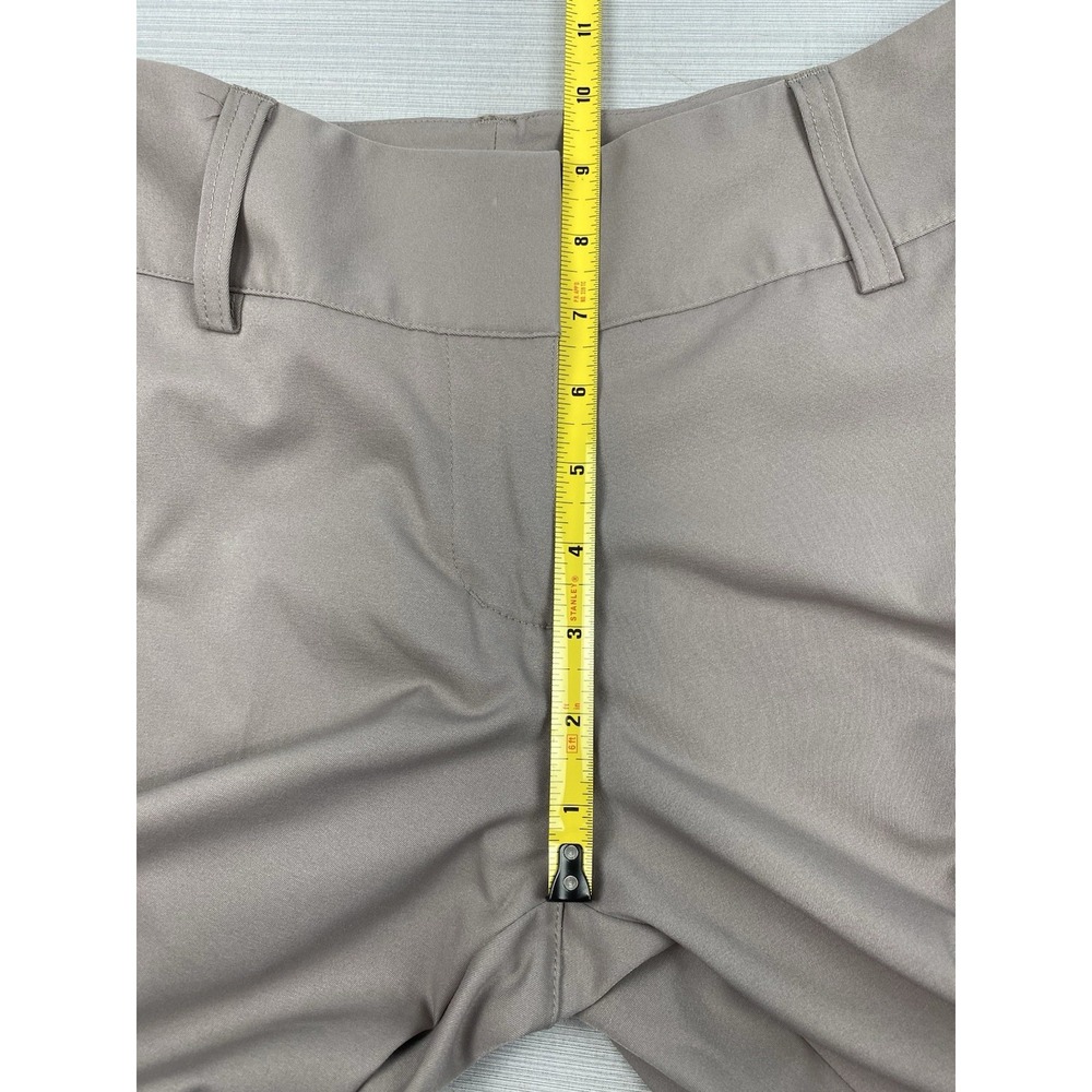 Adidas Climalite Golf Pants Women's Khaki‎ Straight-Leg Stretch Size 2 Trousers - Picture 7 of 16